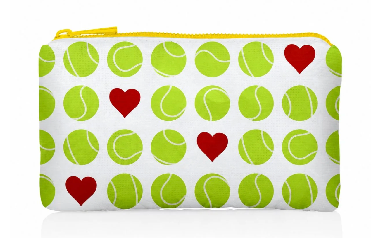 Mini Zipper Pouch Tennis LOVE