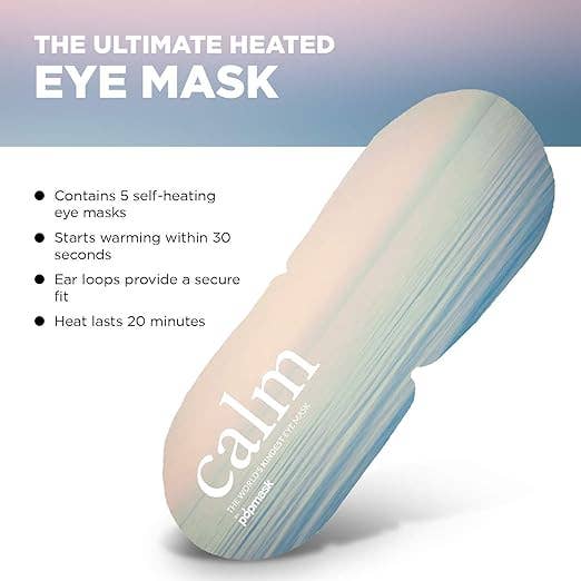 Calm Self-warming Chamomile Scented Sleep Masks (5-pack)