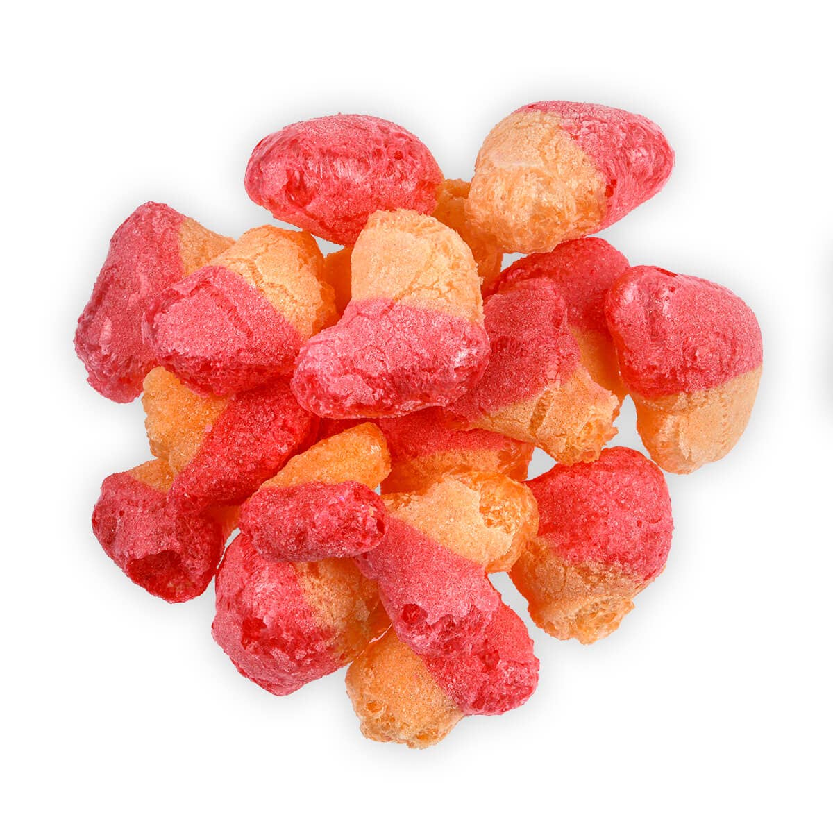 Freeze Dried PeachPuffs  - Heart Jellies Candy Jar Package