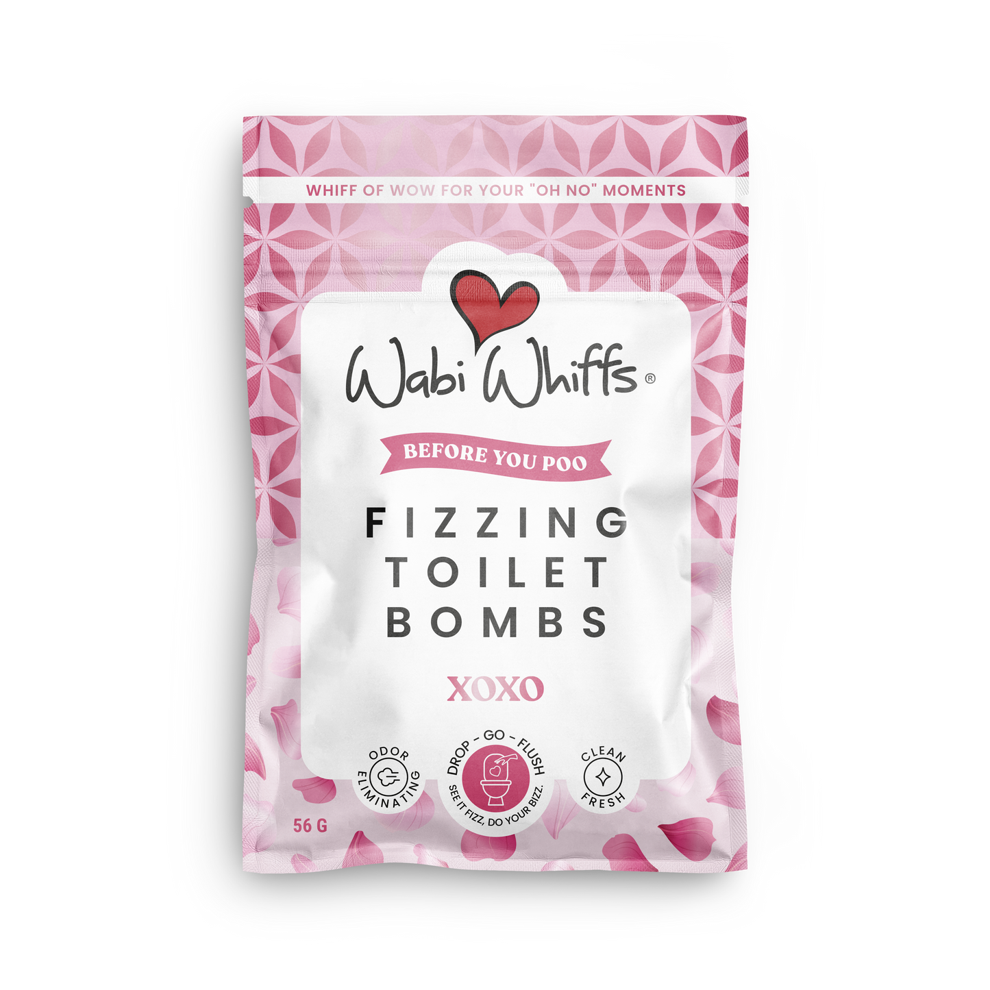 56g  XOXO Fizzing Toilet Bombs