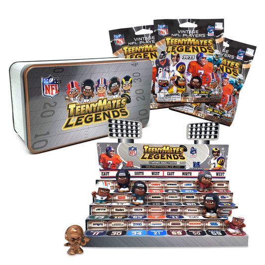 TeenyMates Legends NFL Collector Tin 2025