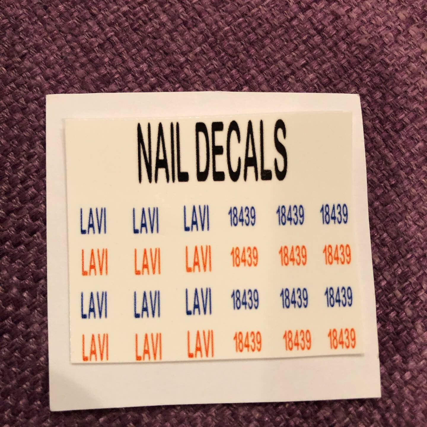 Nail Decals