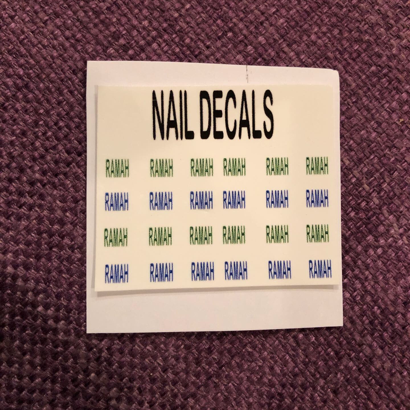 Nail Decals