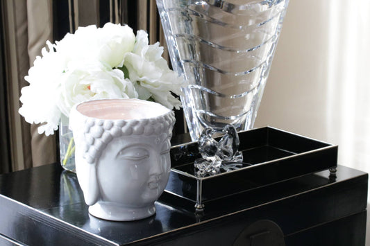 Buddha Collection | White Buddha Candle