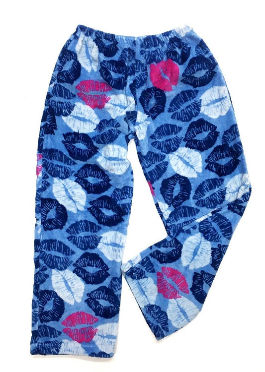 Camo Lips Fuzzie Pajama/Lounge  Pants