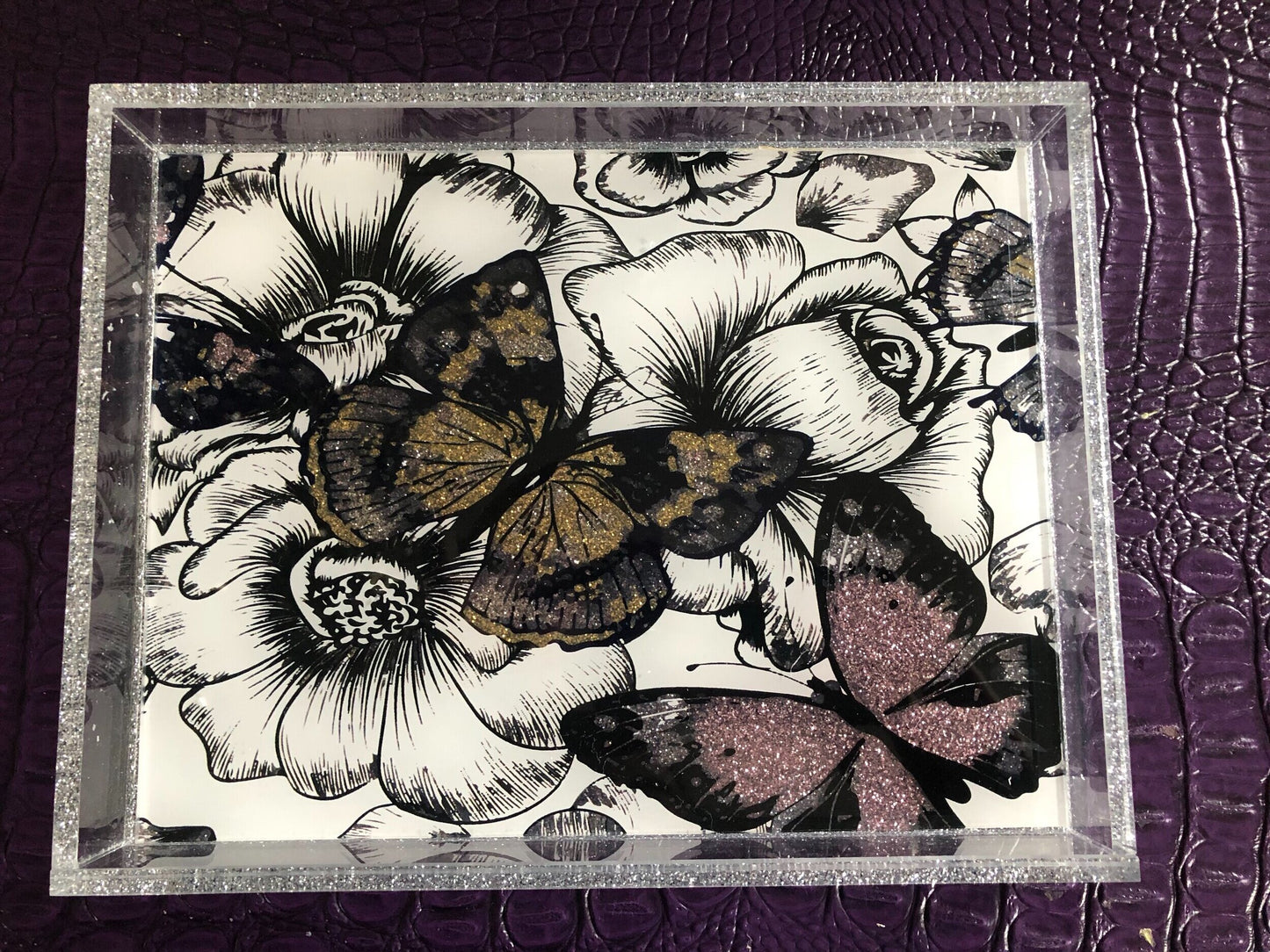 Antique Butterfly Tray