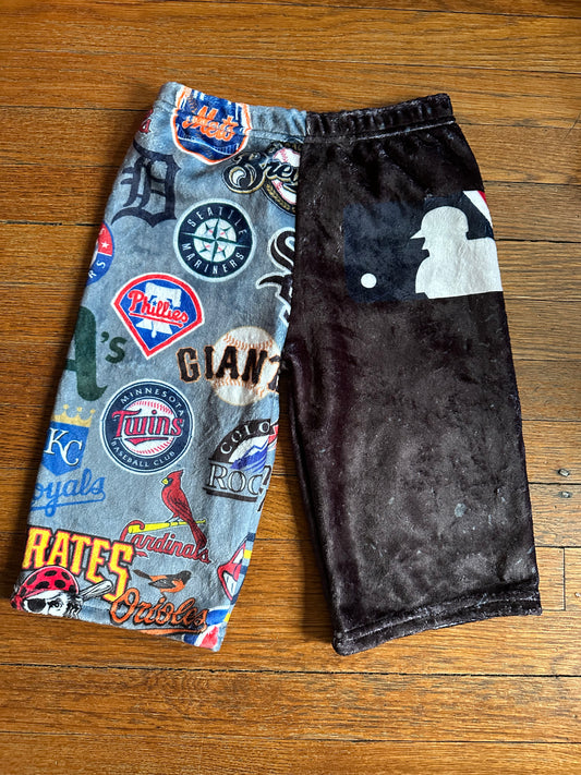 MLB fuzzy board shorts