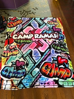 Camp Ramah Graffiti Blanket