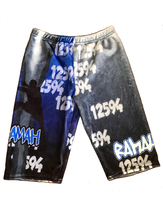 Camp Ramah Zip Fuzzy Board Shorts