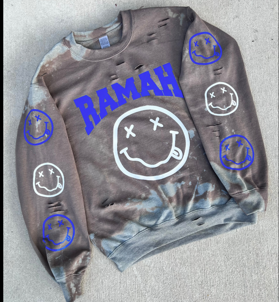 Ramah "Nirvana Smiley" Sweatshirt