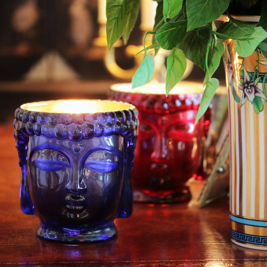 Caesonia | 24K Gold Sapphire Blue Candle | Buddha Royale